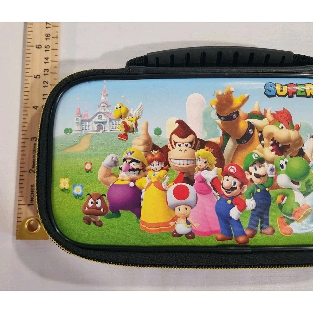Nintendo Switch Super Mario Game Traveler Deluxe Travel Carrying Case‎ Hardshell
